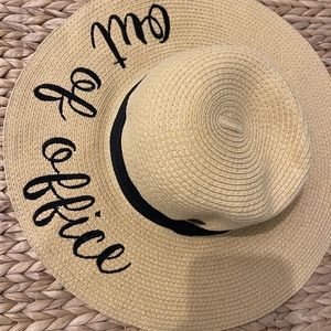 Out of office floppy summer hat